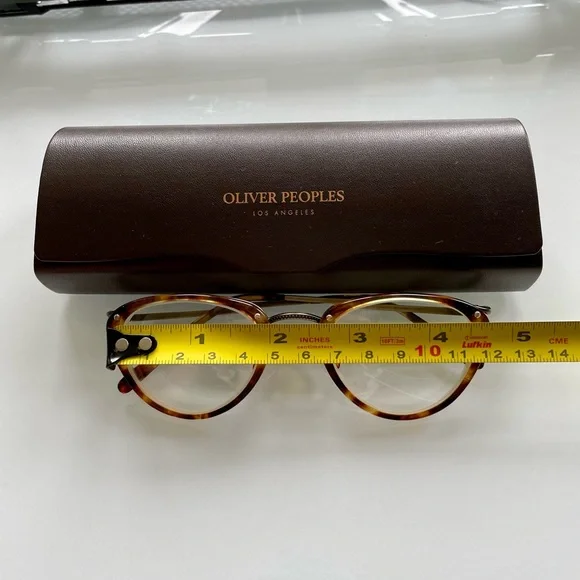 Oliver Peoples OP-9 Vintage 1980s Tortoise Eyeglasses in Mint Condition - Picture 11 of 15